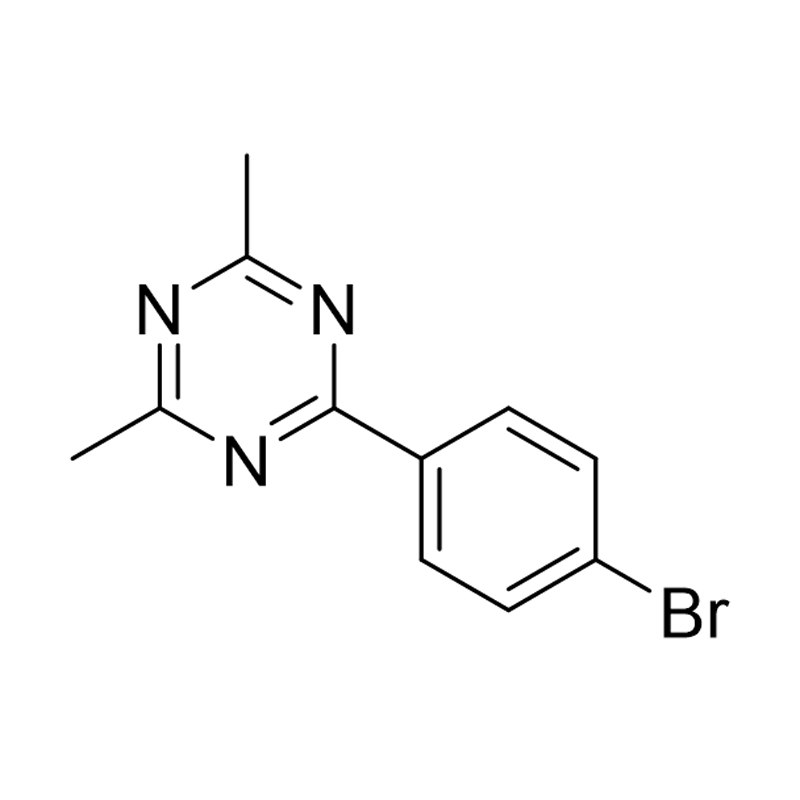 2-(4-ব্রোমোফেনাইল)-4,6-ডাইমিথাইল-1,3,5-ট্রায়াজিন