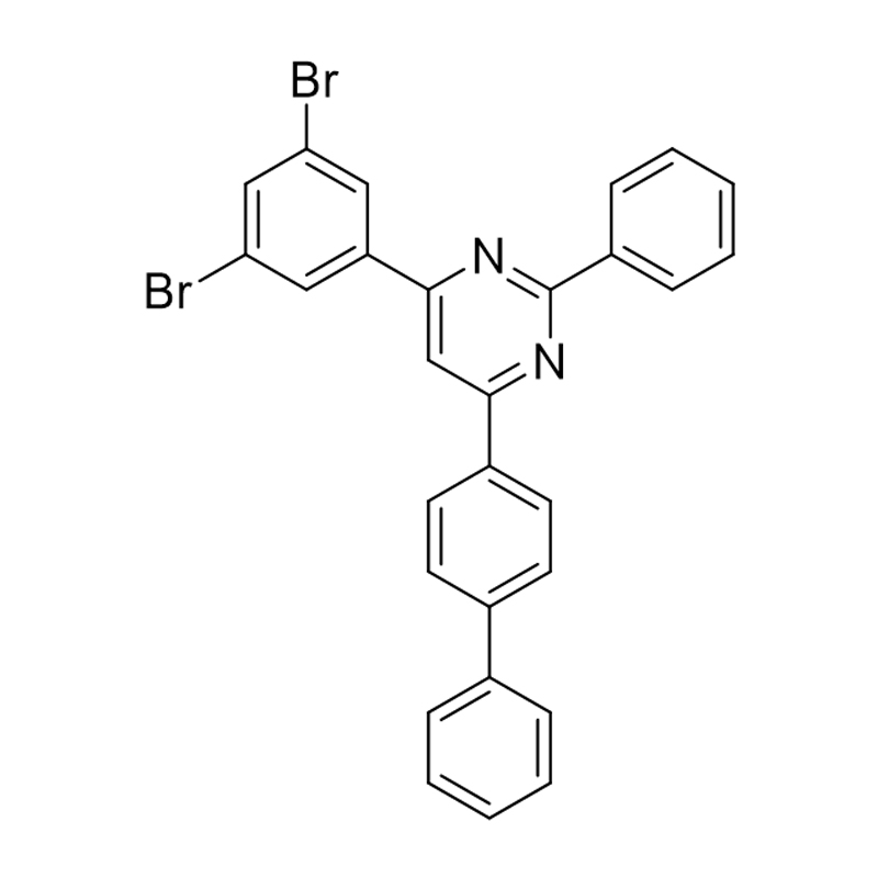 পাইরিমিডিন, 4-[1,1'-বাইফেনাইল]-4-yl-6-(3,5-ডিব্রোমোফেনাইল)-2-ফিনাইল-