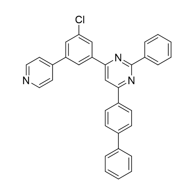 4-([1,1'-বাইফেনাইল]-4-yl)-6-(3-ক্লোরো-5-(pyridin-4-yl)ফিনাইল)-2-ফেনাইলপাইরিমিডিন